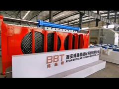 máquina para fabricar ladrillos de arcilla, rejilla frontal, extrusora mezcladora