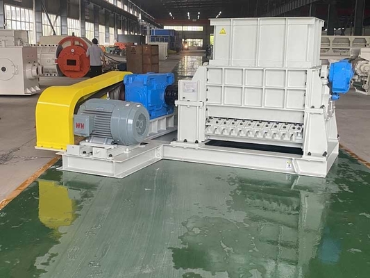 30 - maquinaria de proceso dentada de la materia prima del motor de CA de la trituradora del rollo del doble 70m3/H