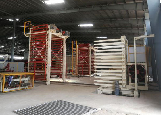 Máquina de secado de ladrillo de arcilla automática 100000 Pcs Producción para dos veces de configuración de disparo