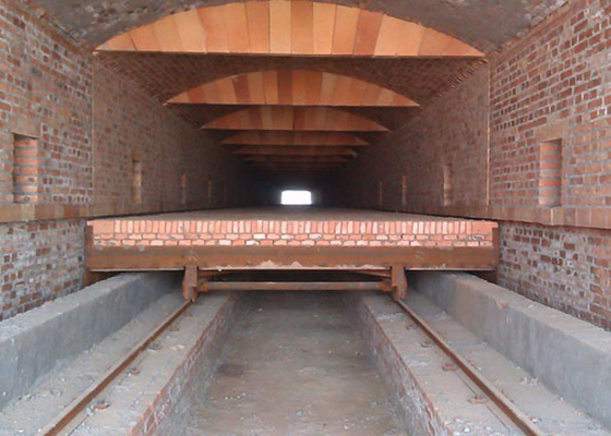 Sistema de proceso refractario auto de la balanza de la presión de Clay Brick Tunnel Kiln Firing