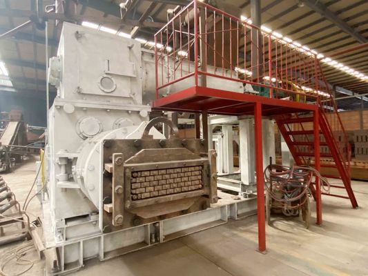 Máquina de fabricación de ladrillos de arcilla de barro con extrusión de vacío totalmente automática y personalizada