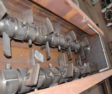 maquinaria de mezcla de materias primas de arcilla de fábrica de ladrillos rojos de arcilla de doble eje totalmente automática