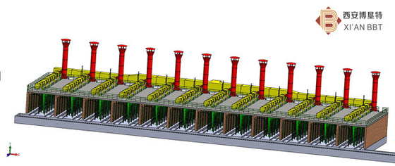 Clay Brick Tunnel Kiln Technology refractario automático modificó para requisitos particulares