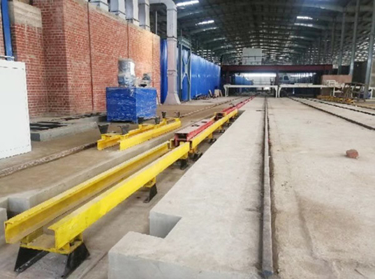 Carro automatizado de Clay Brick Production Line Kiln que corre de pasos hidráulico de la máquina