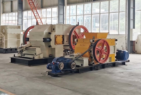 Trituradora fina del rodillo del doble de Clay Brick Minerals Processing Equipment
