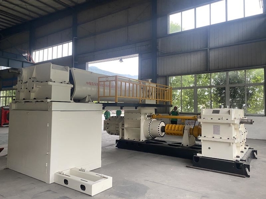 Máquina de la fabricación del ladrillo del fango del extrusor del vacío/máquina de moldear del bloque móvil
