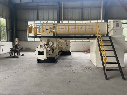 Máquina de la fabricación del ladrillo del fango del extrusor del vacío/máquina de moldear del bloque móvil