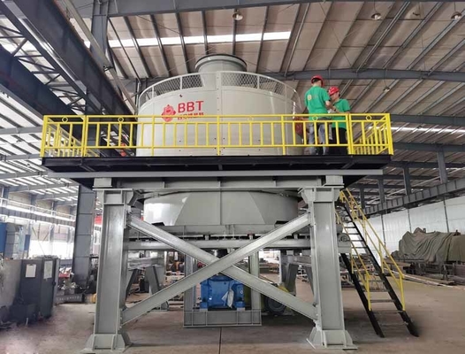 Pan Wet Milling Machine Materials de acero que procesa la máquina de pulir mojada