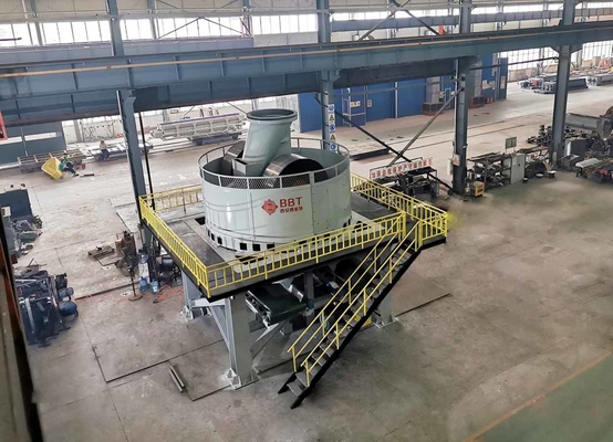 Pan Wet Milling Machine Materials de acero que procesa la máquina de pulir mojada