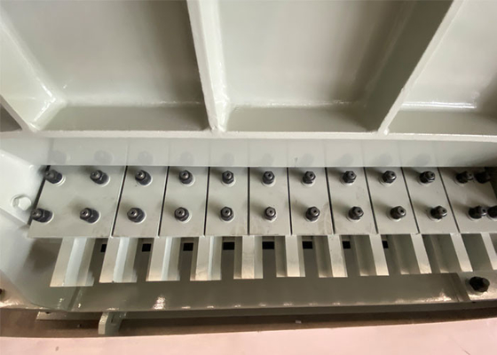 Trituradora dentada doble del rollo del motor de CA para procesar las materias primas