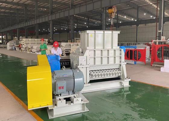 Máquina doble de la trituradora de rodillo del diente por completo automática para la planta del horno de túnel