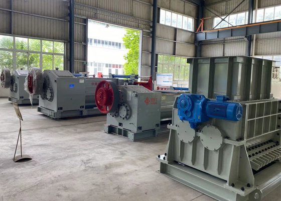 Máquina doble de la trituradora de rodillo del diente por completo automática para la planta del horno de túnel
