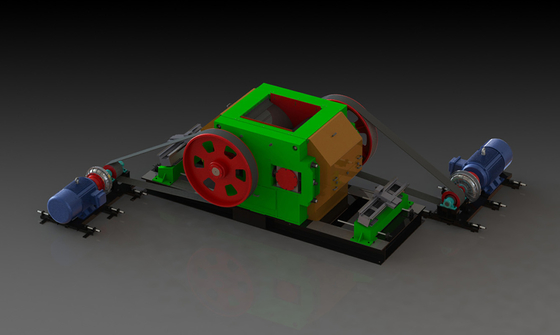 Molino fino de acero automático de la máquina de la trituradora de rodillo para el proceso de minerales