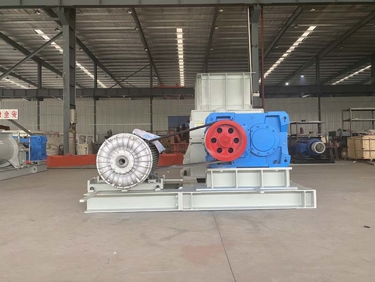 Máquina automatizada del ladrillo del suelo que entrelaza rojo/trituradora de rodillo dentada doble