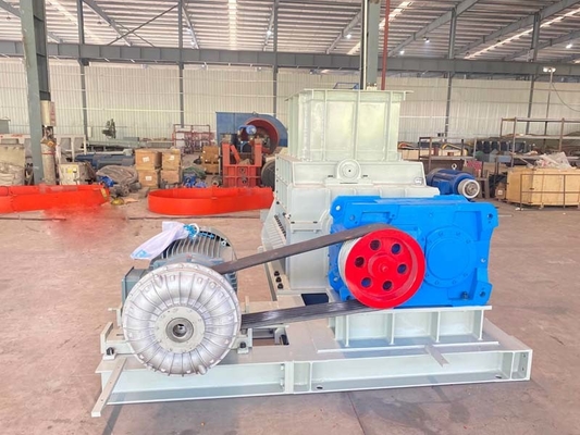 Proceso doble de la materia prima de la capacidad de m3/H de la trituradora de rodillo del diente del motor de CA 30 - 45