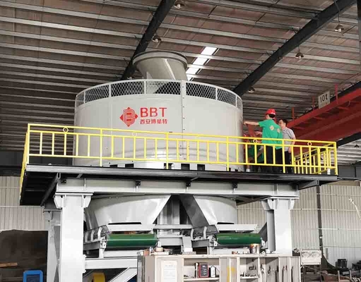 Equipo de proceso mineral de alta velocidad Pan Mills mojado automático