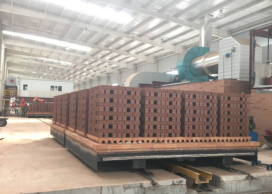 El túnel del ladrillo de la arcilla estofa el horno de ladrillos eléctrico de la arcilla del gas para el ladrillo automático de la arcilla que hace proyecto