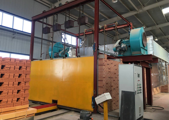 El túnel del ladrillo de la arcilla estofa el horno de ladrillos eléctrico de la arcilla del gas para el ladrillo automático de la arcilla que hace proyecto