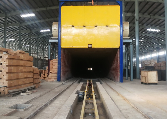 Construcción del horno rotatorio del horno de ladrillos de los sistemas de la leña del horno de túnel del ladrillo de la arcilla