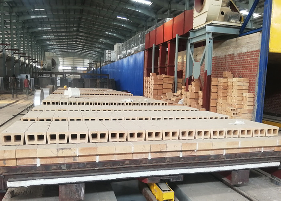 Construcción del horno rotatorio del horno de ladrillos de los sistemas de la leña del horno de túnel del ladrillo de la arcilla