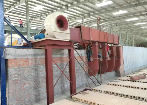 Diseño de proyecto del horno de ladrillos de la arcilla de fuego del horno de túnel del ladrillo de la arcilla por BBT