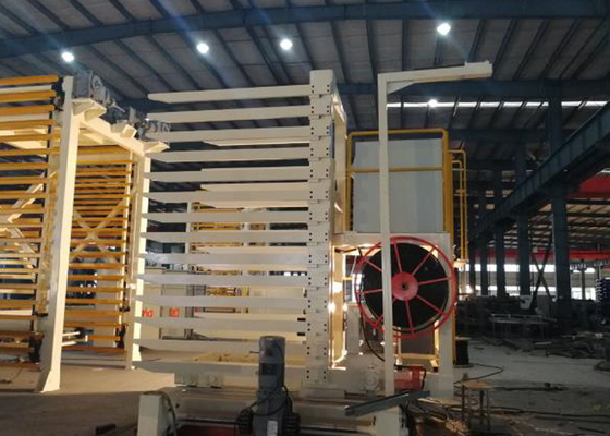 Cargamento de Clay Brick Dryer Machine Brick y sistema de una sola capa de la descarga