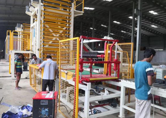 Máquina automática del sistema de carga y descarga automática de secador de ladrillos de arcilla con certificación ISO9001