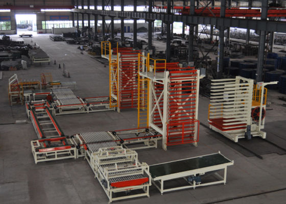 Máquina de secado de ladrillo de arcilla automática 100000 Pcs Producción para dos veces de configuración de disparo