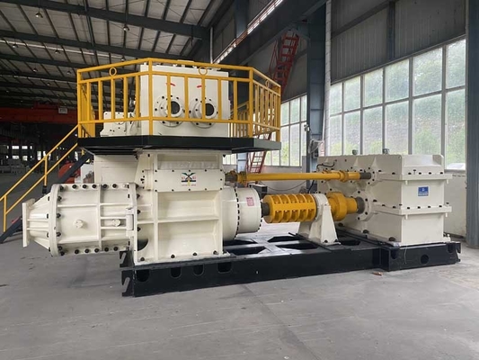 Diente de Clay Brick Forming Machine Mixing del extrusor del vacío del acero de carbono de EV60A