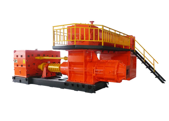 Máquina de fabricación de ladrillo roja de alto rendimiento de la arcilla de la máquina de fabricación de ladrillo del suelo/del extrusor del vacío