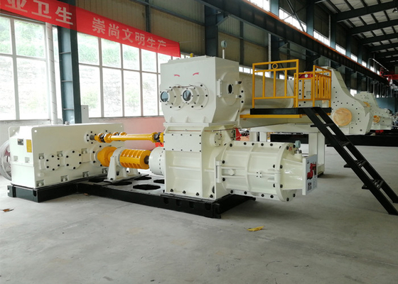 Planta semiautomática de fabricación de bloques Máquina de pequeño modelo Extrusora de vacío para bloques de arcilla de barro de suelo de ceniza volante