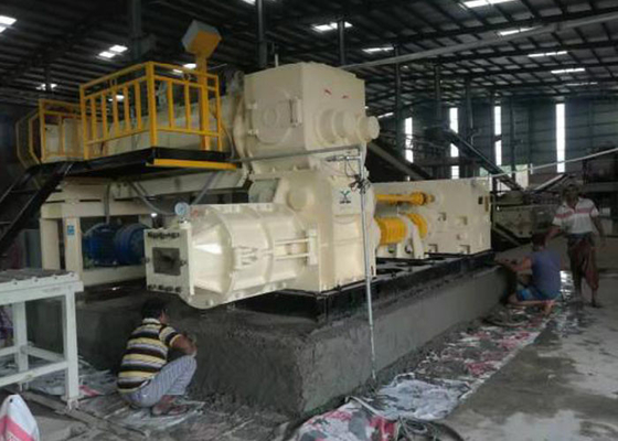 Clay Red Brick Making Machine que entrelaza con un proyecto más seco de la cámara