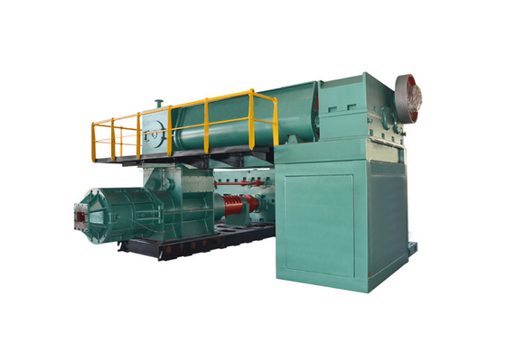 Suelo rojo verde encendido quemado completamente automático auto Clay Brick Making Machine del fango del extrusor del vacío