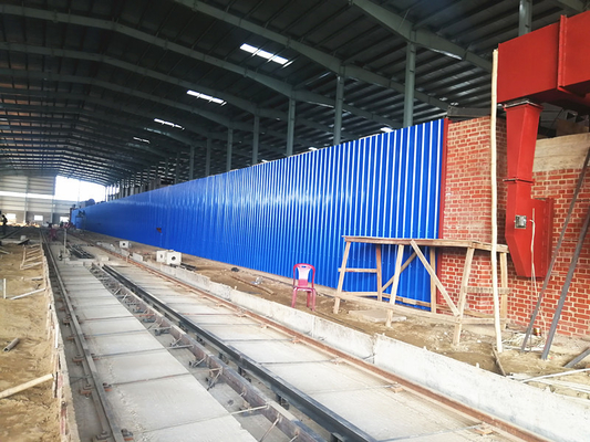 Horno de túnel auto para el proceso de la leña del ladrillo en Clay Brick Production Line