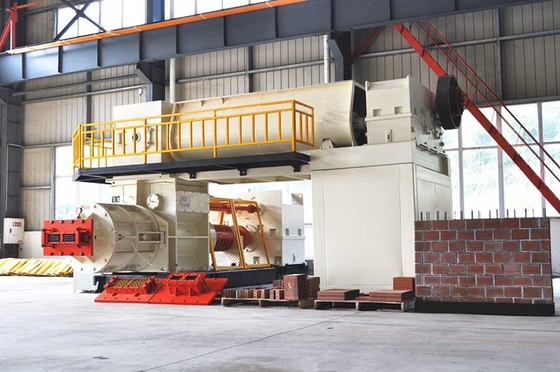 Bastidor que moldea de acero de Clay Brick Extrusion Machine Carbon del extrusor grande del vacío