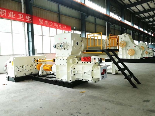 Bastidor que moldea de acero de Clay Brick Extrusion Machine Carbon del extrusor grande del vacío