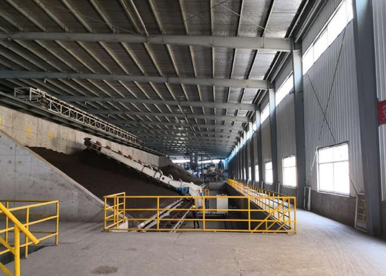 Sitio de envejecimiento de rosario del almacenamiento de la materia prima de Clay Brick Production Line Auto