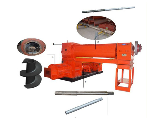 Máquina de fabricación de ladrillo rojo del bloque de Bangladesh Clay Mud Fly Ash Solid extrusor automático del vacío del ladrillo de fuego