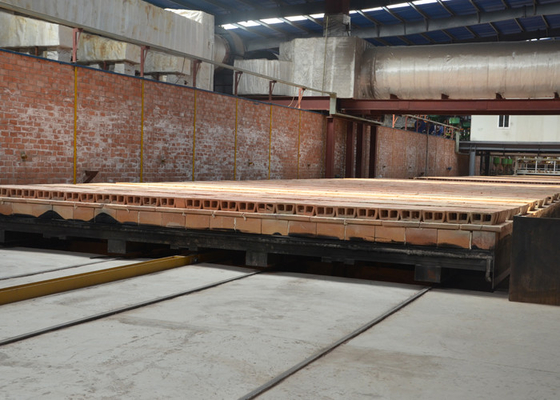 Capítulos de eje de la rueda de la tecnología del horno de ladrillos del túnel del ladrillo de la arcilla modificados para requisitos particulares