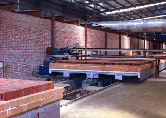 BBT modificó a Clay Brick Tunnel Kiln Cart para requisitos particulares con el dispositivo de escape