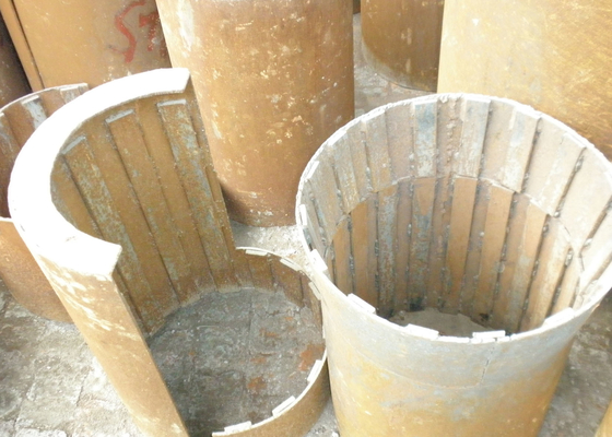 Guarnición del cilindro del fango de la forma cónica de Clay Brick Extruder Spare Parts Wearproof