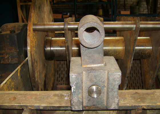 Extrusor de vacío Maquinaria de fabricación de ladrillos Partes de repuesto Eje de auge Reamer espiral para el alimentador de caja