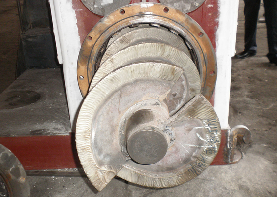Tornillo de los recambios del extrusor del vacío del ladrillo superior de la arcilla de la etapa que hace la maquinaria