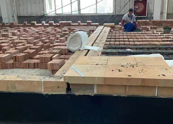 El hueco bloquea el sistema de la balanza de la presión del carro del horno de túnel del ladrillo modificado para requisitos particulares