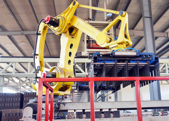 Máquina apiladora de robot de 9,5 kVa para la fabricación de ladrillos de arcilla completamente automática