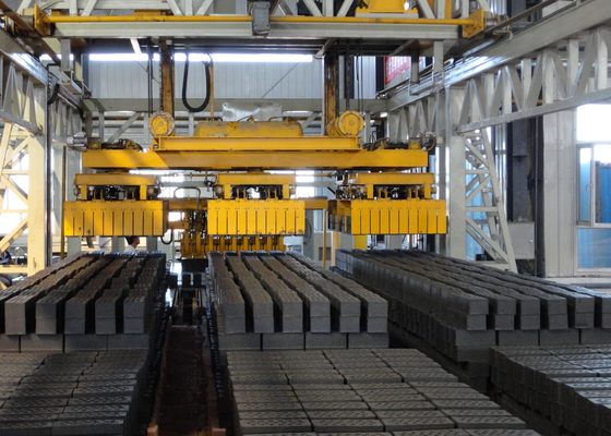 Apiladora del hueco del bloque auto de Clay Brick Production Line Robot