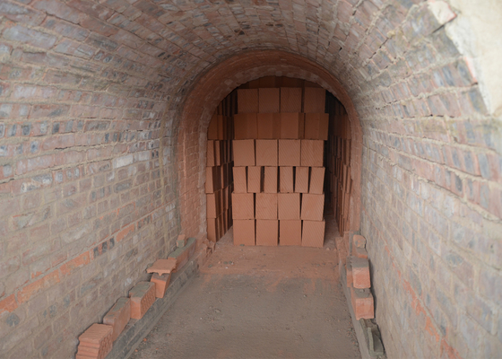 Línea de Clay Hollow Brick Machine Production para la planta del horno de Hoffman