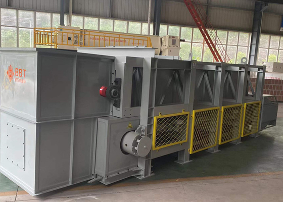 Tipo de acero de la placa de la máquina del alimentador de la caja de la planta del ladrillo de la arcilla con la capacidad grande 6.2t