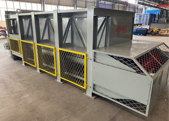 Tipo de acero de la placa de la máquina del alimentador de la caja de la planta del ladrillo de la arcilla con la capacidad grande 6.2t