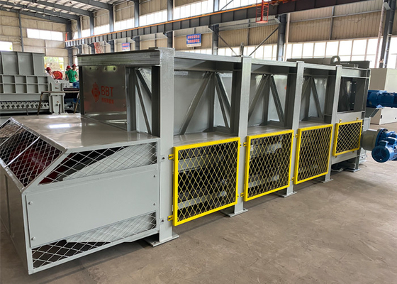 Tipo de acero de la placa de la máquina del alimentador de la caja de la planta del ladrillo de la arcilla con la capacidad grande 6.2t